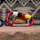Carabiner, Tribal Color Medicine Wheel